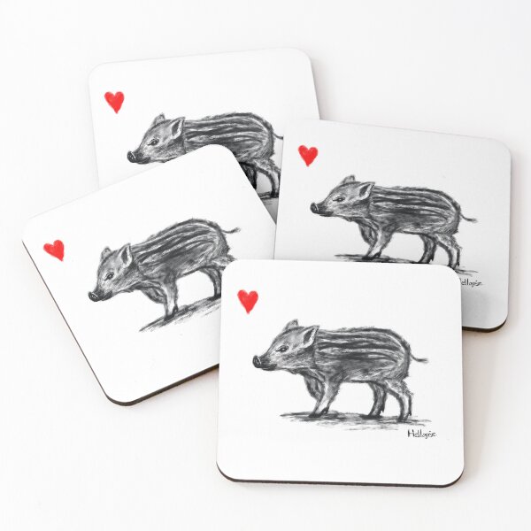 Item preview, Cute little wild boar designed and sold by Hellogrise.