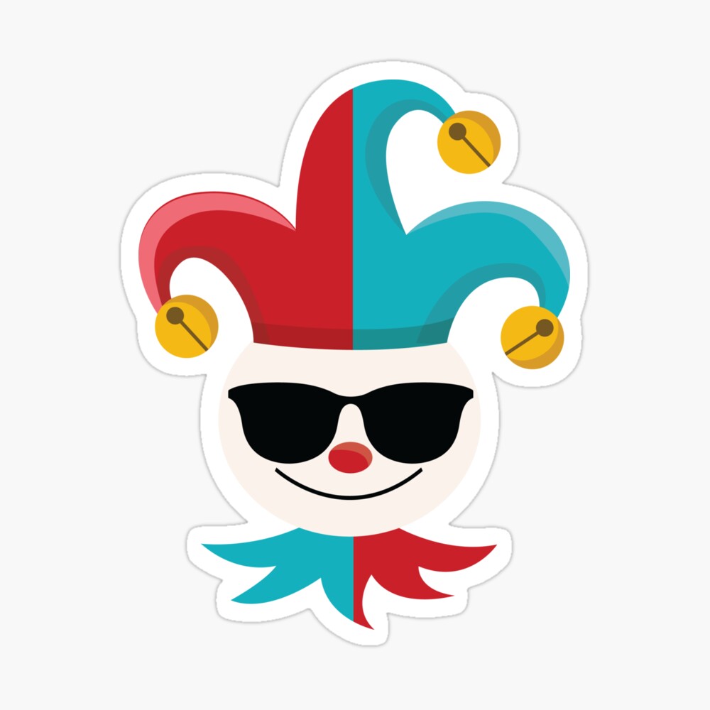 Carte De Vœux Emoji Joker Par Hippoemo Redbubble