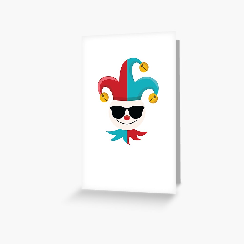 "Joker Emoji " Greeting Card by HippoEmo Redbubble