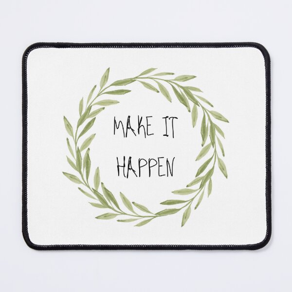 Item preview, Make It Happen Minimalist Motivational Quotes And Inspirational Sayings designed and sold by Salman Hino.