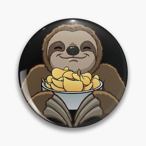 Item preview, Sloth eating Potato Chips designed and sold by jonmlam.