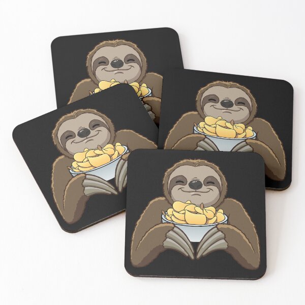 Item preview, Sloth eating Potato Chips designed and sold by jonmlam.