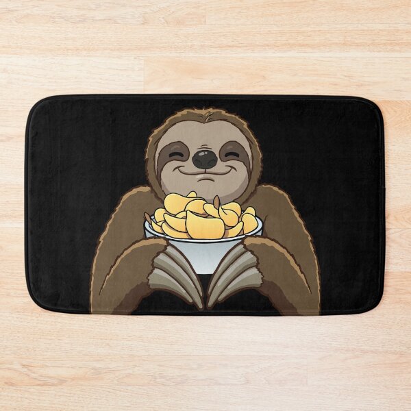 Item preview, Sloth eating Potato Chips designed and sold by jonmlam.