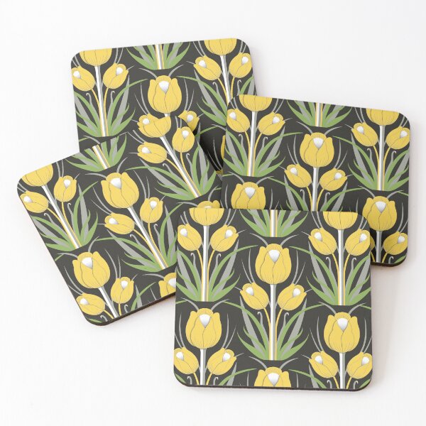 Item preview, TULIP LOVE - Daffodil yellow & Zeus designed and sold by Carina Parry Studios.