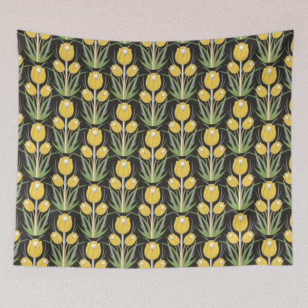 Item preview, TULIP LOVE - Daffodil yellow & Zeus designed and sold by Carina Parry Studios.