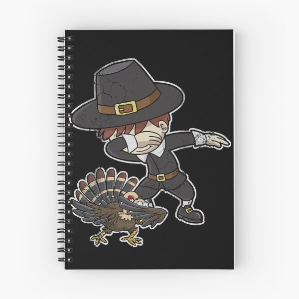 Item preview, Thanksgiving Dabbing Pilgrim and Turkey designed and sold by frittata.