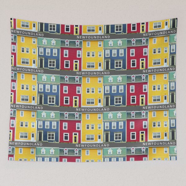 Item preview, NEWFOUNDLAND RED YELLOW BLUE Houses designed and sold by Corshe.