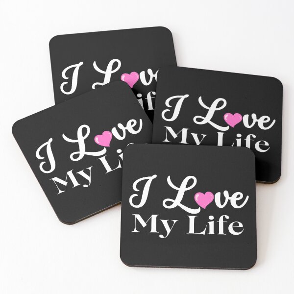 Item preview, i love my life  | Inspirational quotes designed and sold by Shambusiness.