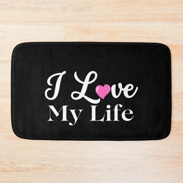 Item preview, i love my life  | Inspirational quotes designed and sold by Shambusiness.