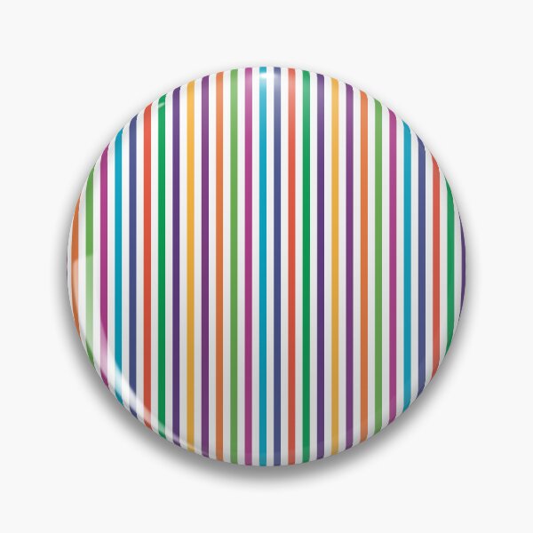 Item preview, Summer Vibrant Rainbow Stripes Repeat Pattern Print designed and sold by MoePark.