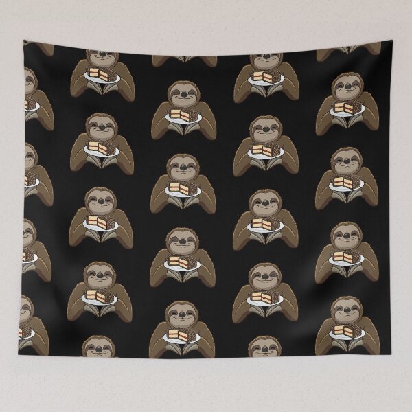 Item preview, Sloth eating a Lamington designed and sold by jonmlam.