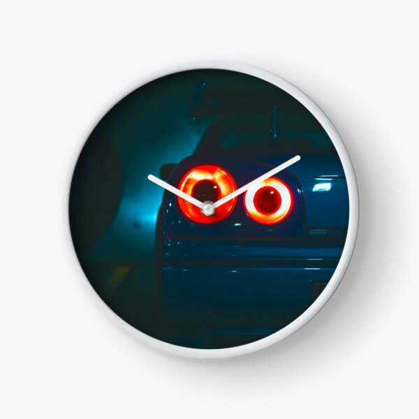 Artikelvorschau, Nissan Skyline R34 GT-R Backlight – JDM Icon, Neon Night Car Art, Japanese Sports Car Poster entworfen und verkauft von Road To Track.