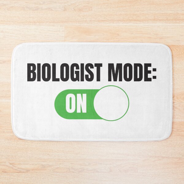 Item preview, Biologist Mode: ON (For Light Background) designed and sold by thecatcouch.
