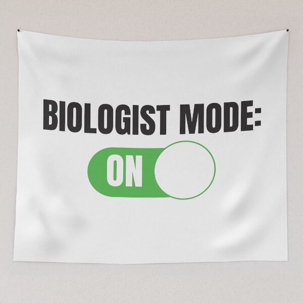 Item preview, Biologist Mode: ON (For Light Background) designed and sold by thecatcouch.