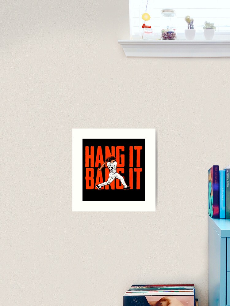 Official Mitch haniger hang it bang it san francisco shirt, hoodie