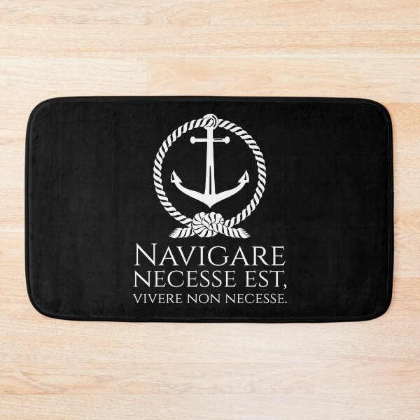 Item preview, Navigare Necesse Est, Vivere Non Necesse - Nautical Latin Quote designed and sold by Styrman.