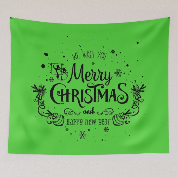 Item preview, Christmas Wishes 2 BLK designed and sold by Square Dancing Gifts & Merchandise.