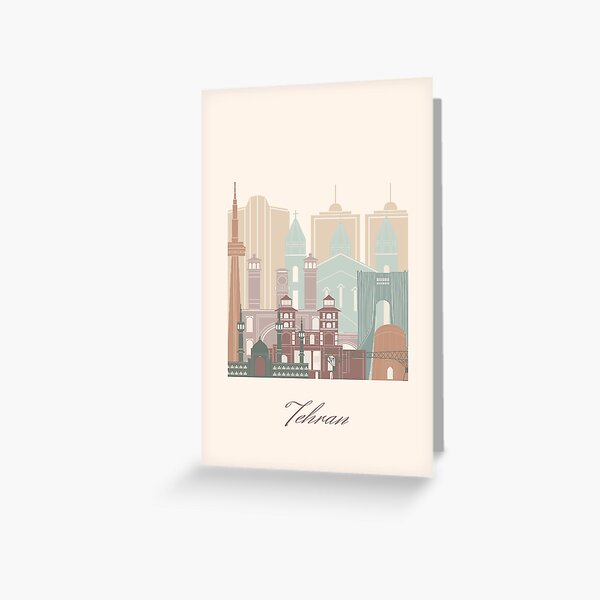 Item preview, Tehran, Iran, map skyline - 02 style designed and sold by Filippo Usai.
