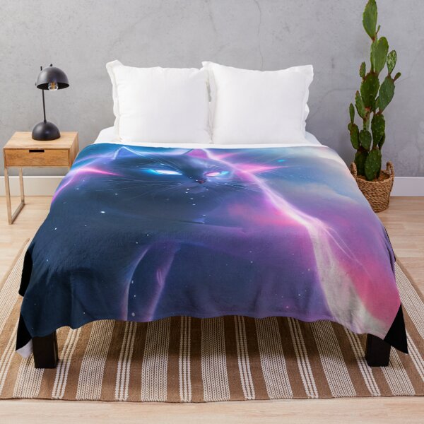 Item preview, Anime cat form of light from the nebula cat in space meow art designed and sold by ValleyDream.