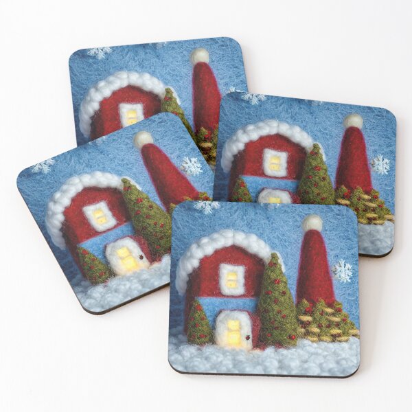 Item preview, a woolly house in a beautiful winter scenery designed and sold by Mebbotai.