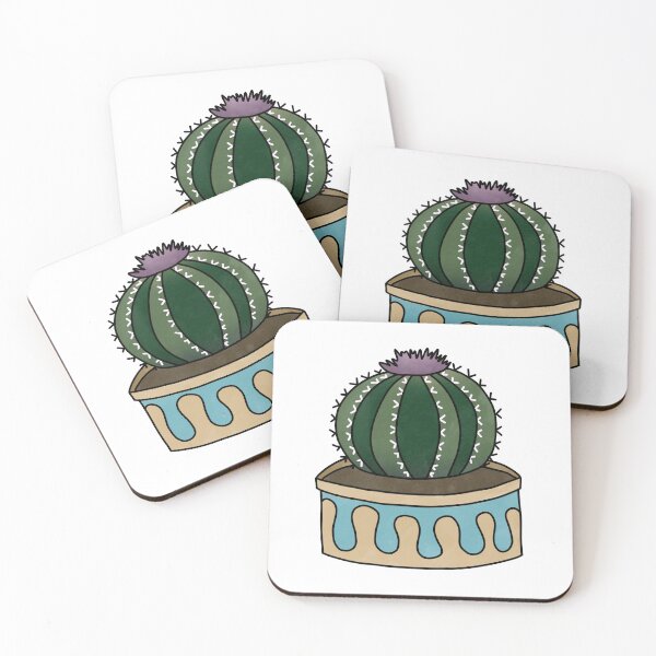 Item preview, Round cactus designed and sold by ZolisArt.