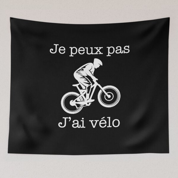 Item preview, J'peux pas j'ai vélo - Humour vélo - Maillot cycliste drôle designed and sold by thegoodplan.