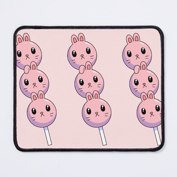 Item preview, bunny skewer-pink designed and sold by gummieturtle.