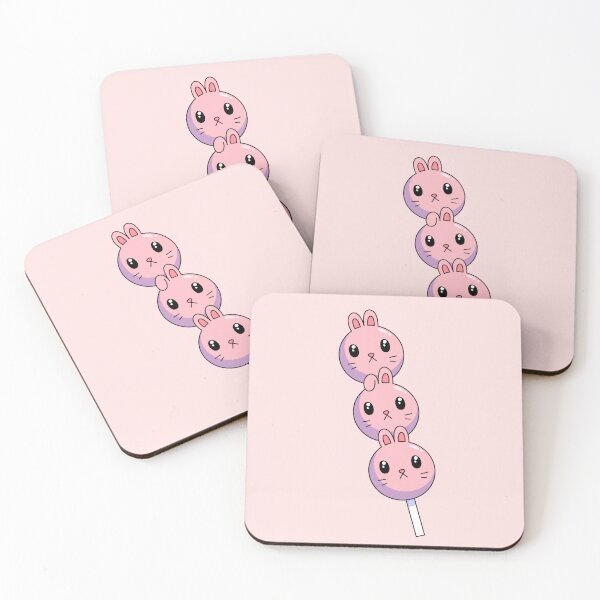 Item preview, bunny skewer-pink designed and sold by gummieturtle.