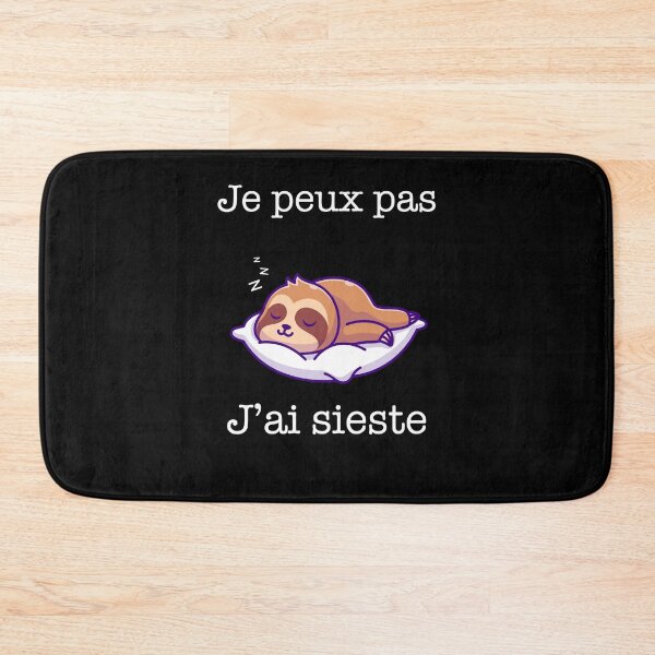 Item preview, Je peux pas j'ai sieste humour dormir - la flemme designed and sold by thegoodplan.