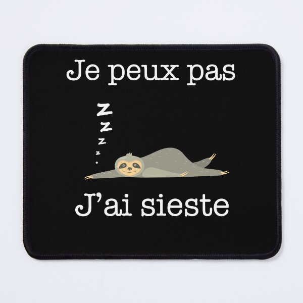 Item preview, Je peux pas j'ai sieste humour dormir idee cadeau dormeur designed and sold by thegoodplan.