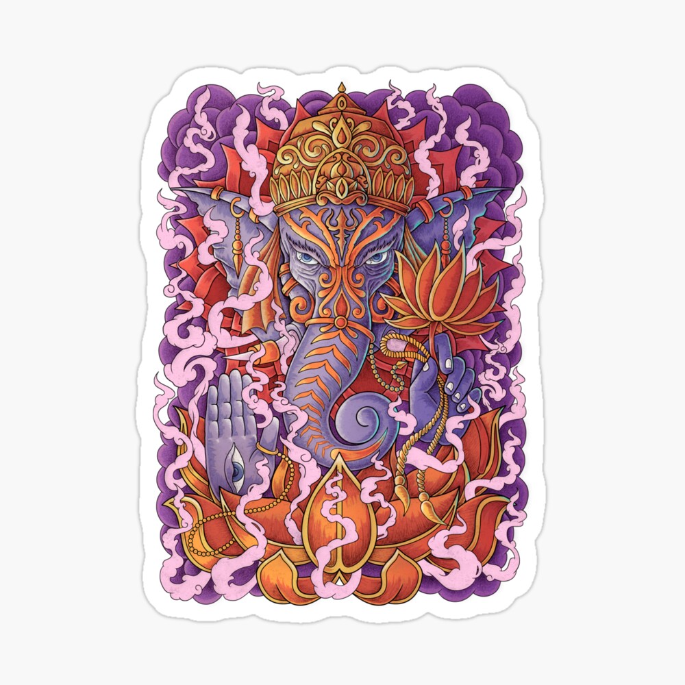 Buy Ordershock Maa Om with Ganesh Tattoo Waterproof Men and Women Temporary  Body Tattoo Online In India At Discounted Prices