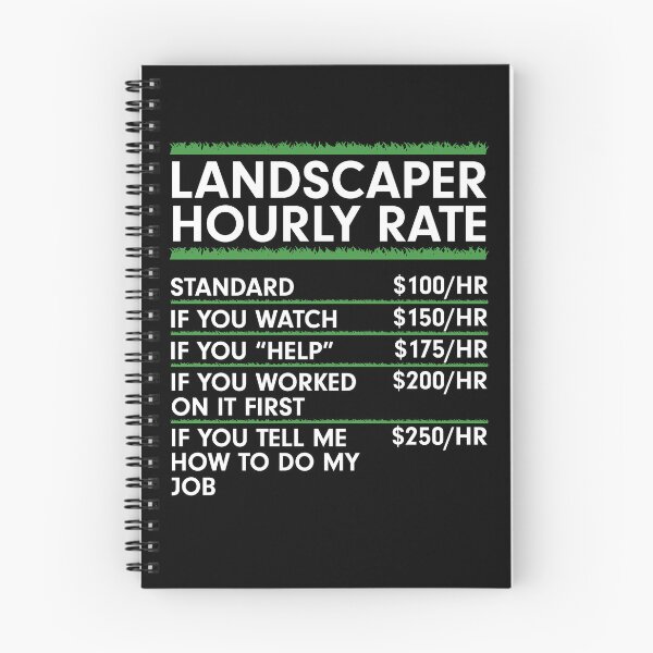 Item preview, Landscaper Hourly Rate designed and sold by Plutshop.