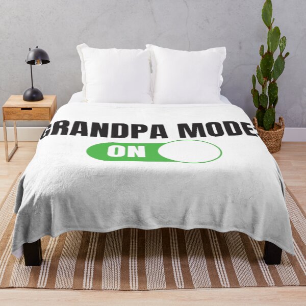 Item preview, Grandpa Mode: ON (For Light Background) designed and sold by thecatcouch.