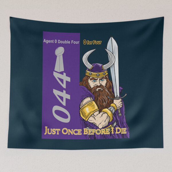 Artikelvorschau, Fans der Minnesota Vikings - Nur einmal, bevor ich sterbe entworfen und verkauft von LostBirch.
