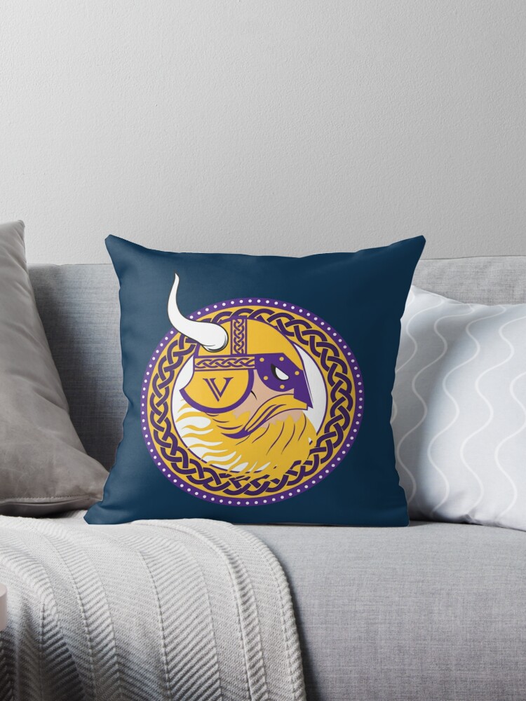 Minnesota Vikings Logo  Throw Pillow for Sale by LostBirch