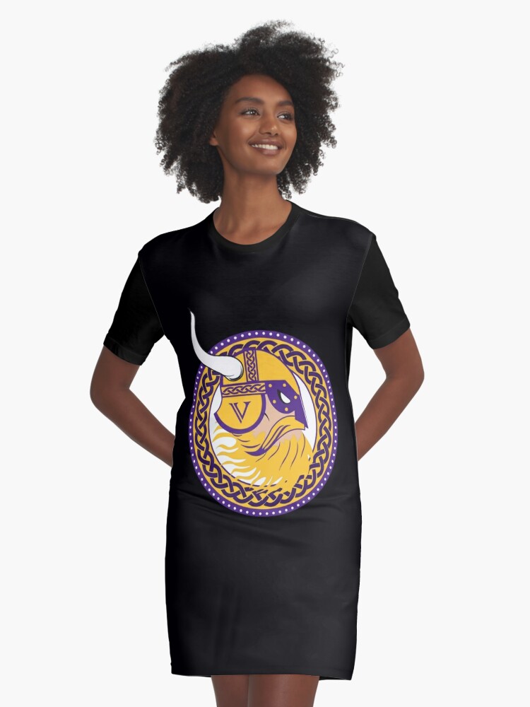 Minnesota Vikings Logo ' Graphic T-Shirt Dress for Sale by LostBirch