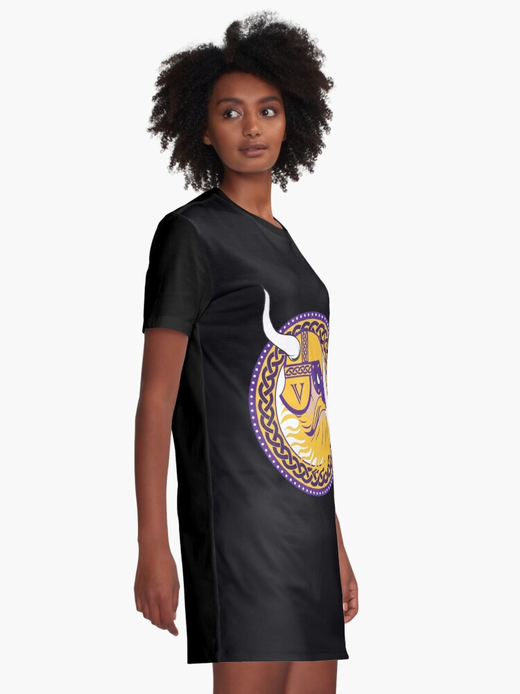 Minnesota Vikings Logo ' Graphic T-Shirt Dress for Sale by LostBirch