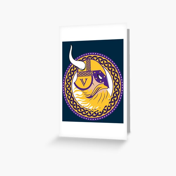 Minnesota Vikings Logo ' Greeting Card for Sale by LostBirch