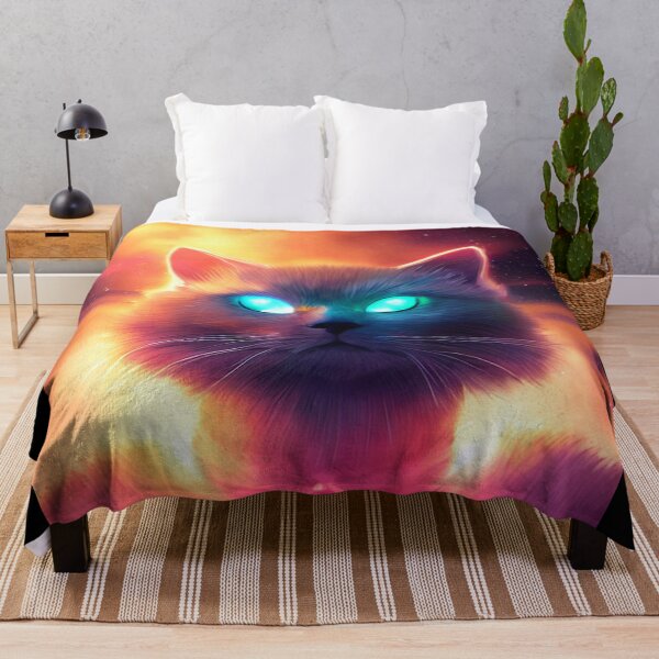 Item preview, Anime cat form of light from the nebula cat in space meow art designed and sold by ValleyDream.