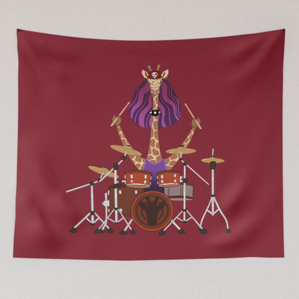 Item preview, Giraffe Drummer designed and sold by Ethlinn.