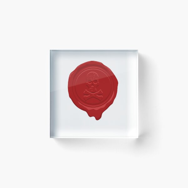 Item preview, Wax seal skull designed and sold by AMLUCI.