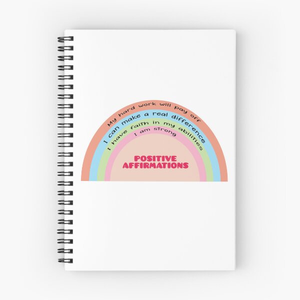 Item preview, Positive affirmations cute rainbow  designed and sold by Stuff By Saman.