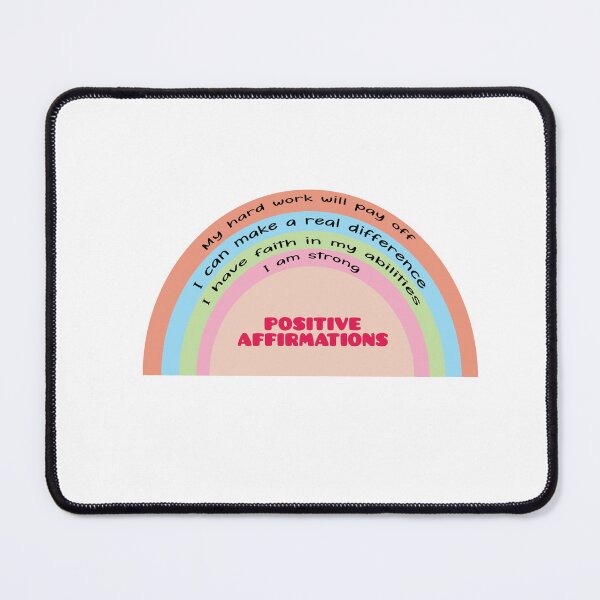 Item preview, Positive affirmations cute rainbow  designed and sold by Stuff By Saman.