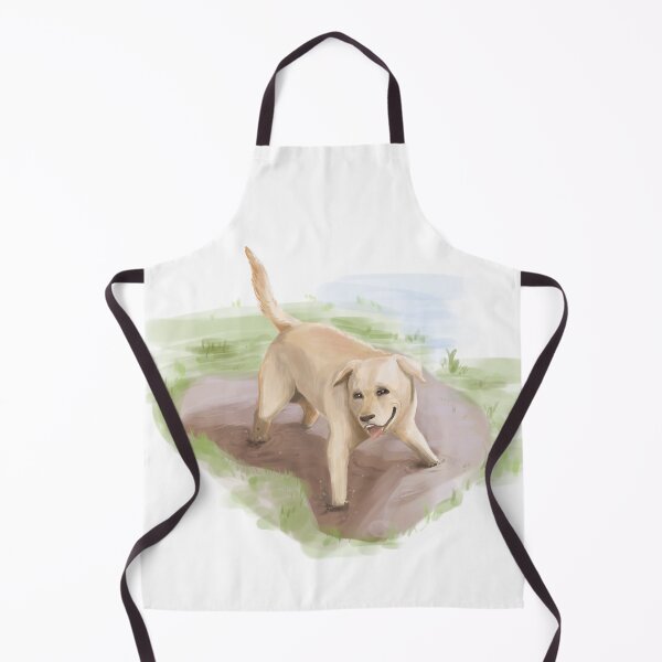 Item preview, dog playing puddle designed and sold by Drawabook.