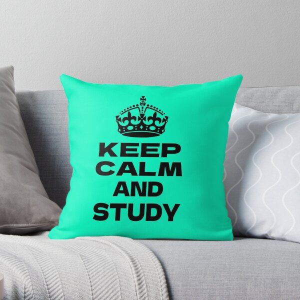 Calm Saying Quote Pillows & Cushions for Sale