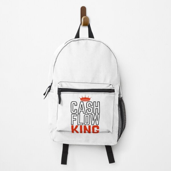 Item preview, CASHFLOW KING red crown modified white background designed and sold by KingsManKind.