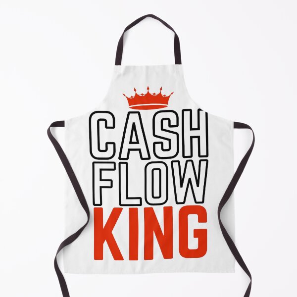 Item preview, CASHFLOW KING red crown modified white background designed and sold by KingsManKind.