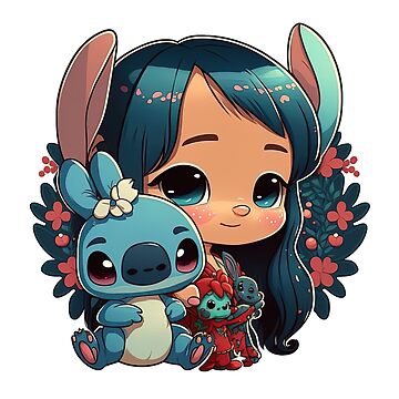 elfain1 on Instagram: “Done ^^ #stitch #disney #fanart #cute #kawaii  #digitalpainting #chibi #cutestitch #kawa…