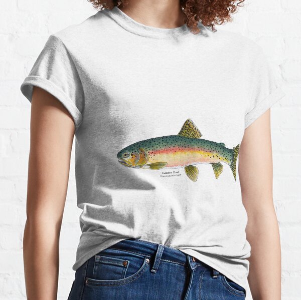 Cutthroat Trout Pattern Tee XL / Military Green