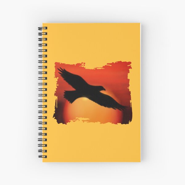 Sunset Eagle Spiral Notebook